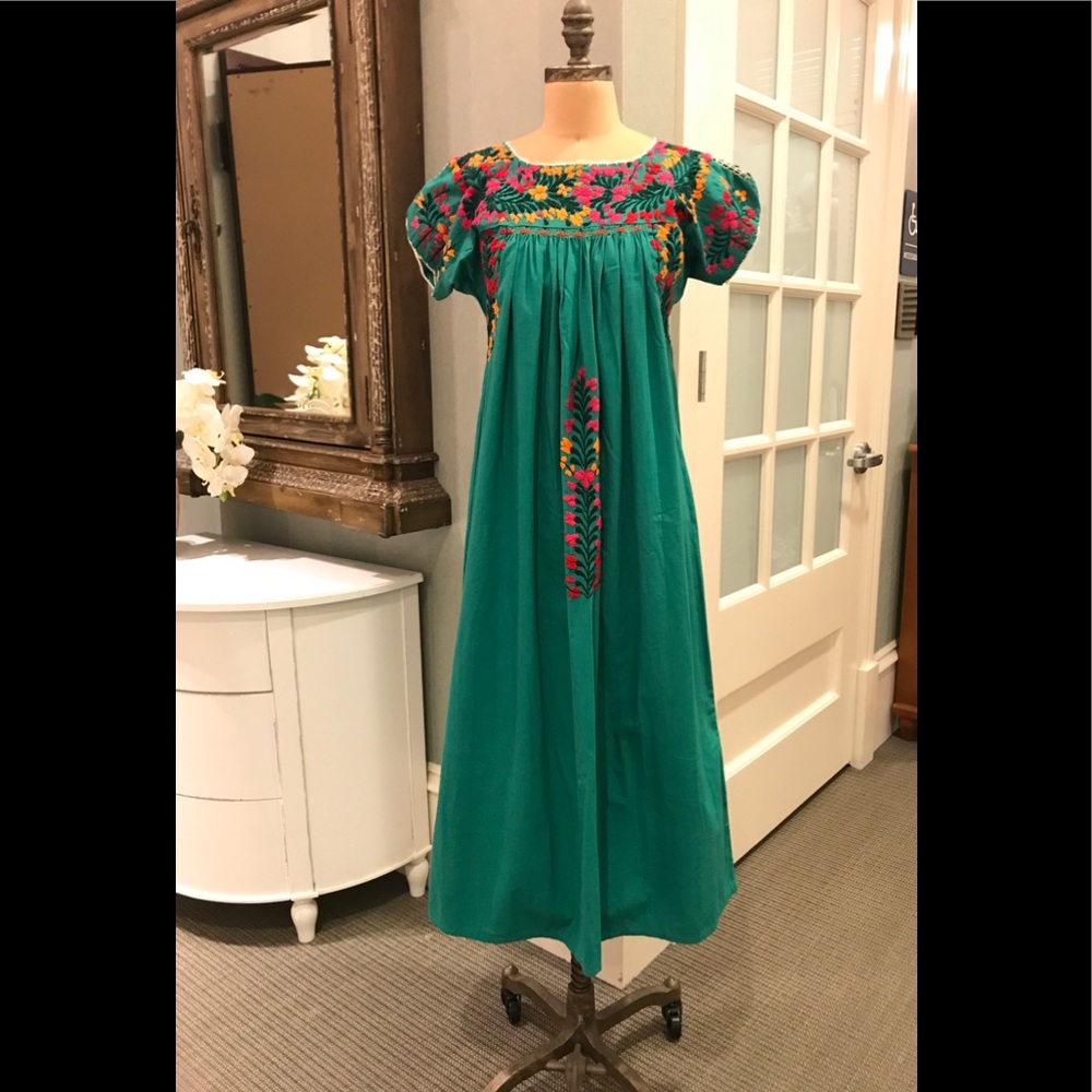 Mexican Embroidered Wedding Dress